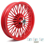 Front Rear Dual Disc Fat Spoke Wheels for Harley Dyna Super Glide / Low Rider / Wide Glide / Switchback 2000-and up