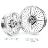 Front Rear Dual Disc Fat Spoke Wheels for Harley Softail Deuce / Slim / Breakout / Rocker 2000-2020