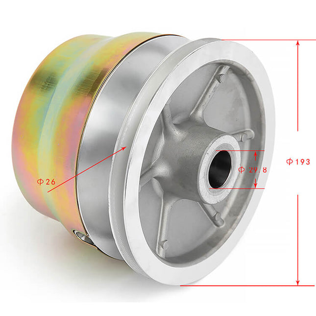 Primary Drive Clutch for Yamaha Golf Cart G2 G8 G9 G11 G14 G16 G19 G21 G22 (4 Cycle) 1985-2006