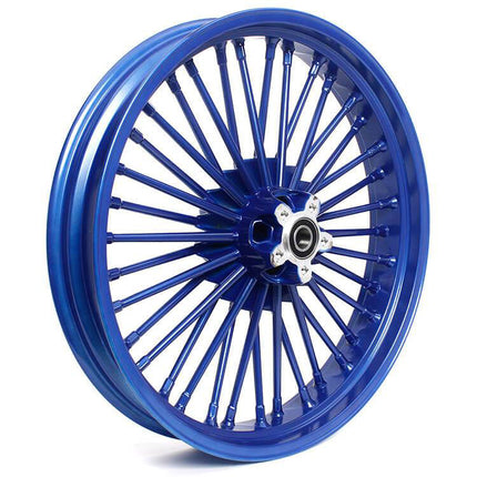 Front Rear Dual Disc Fat Spoke Wheels for Harley Dyna Super Glide / Low Rider / Wide Glide / Switchback 2000-and up