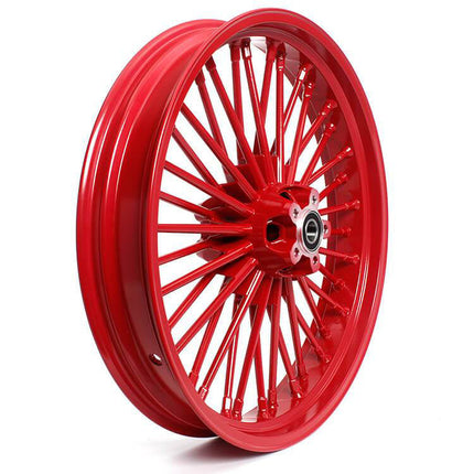 Front Rear Dual Disc Fat Spoke Wheels for Harley Dyna Super Glide / Low Rider / Wide Glide / Switchback 2000-and up