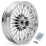 Front Rear Dual Disc Fat Spoke Wheels for Harley Dyna Super Glide / Low Rider / Wide Glide / Switchback 2000-and up