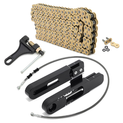 For KTM 690 SMC R / Enduro 08-22 / Husqvarna 701 Supermoto 16-22 4.5-9 Inch Swingarm Extensions Brake Line Chain Remover Kit