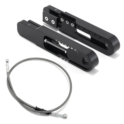 For KTM 690 SMC R / Enduro 08-22 / Husqvarna 701 Supermoto 16-22 4.5-9 Inch Swingarm Extensions Brake Line Chain Remover Kit
