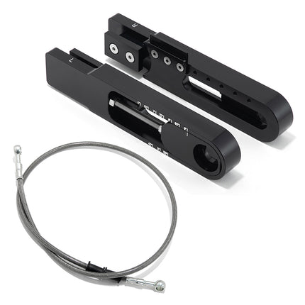 For KTM 690 Duke 2008-2021 4.5-9 Inch Swingarm Extensions Brake Line Chain Remover Kit