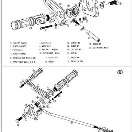 3.54 Inches Aluminum Forward Controls for Honda VT600 Shadow Deluxe 1988-2007