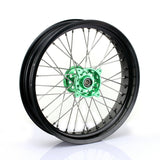 Aluminum Front Rear Spoke Wheel Set for Kawasaki KX125 KX250 2006-2013