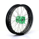 Aluminum Front Rear Spoke Wheel Set for Kawasaki KX250 2019-2020 / KX250F KX450F 2006-2018